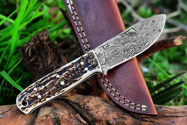 Raindrop Damascus knives