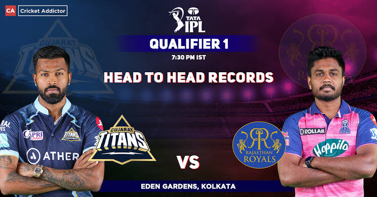 Rajasthan Royals vs Gujarat Titans Standings